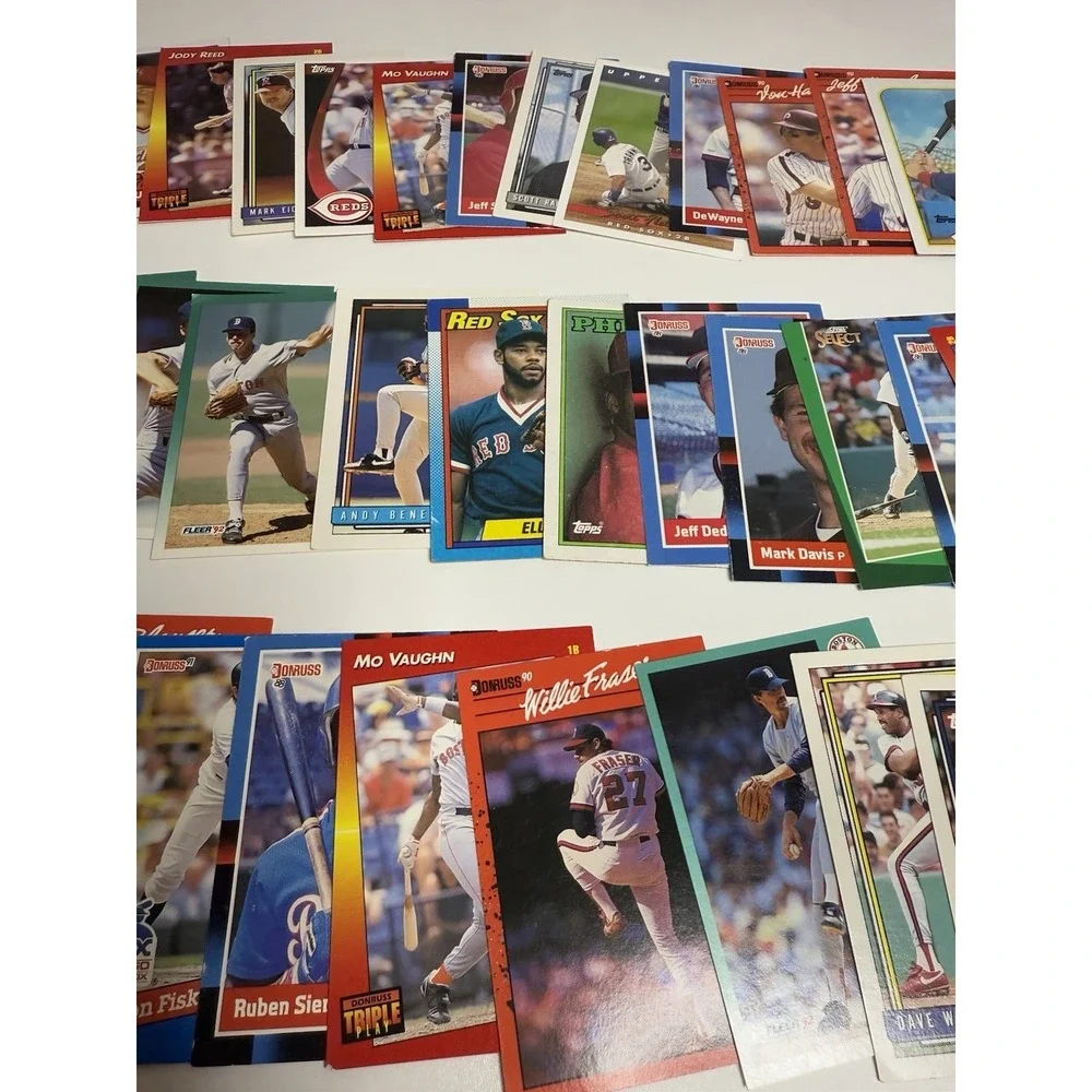 Vintage 80s 90s Baseball Cards Lot of 35 MLB‎ Players